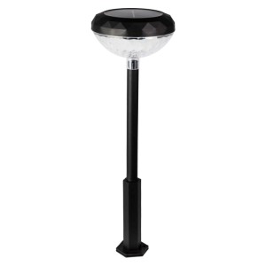 Eko-Light Lampa solarna słupek TOM 0,1W RGB + 3000K 2lm IP44 czarny 2 szt.