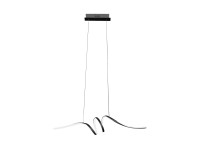 MiLAGRO Lampa wisząca LED LOOP 28W 4000K 1700lm czarna