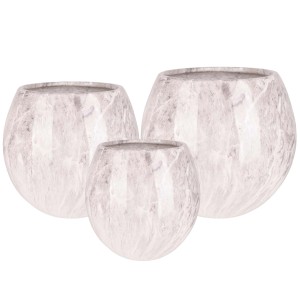 Osłonka Dodo beżowy marmur komplet 3 szt.