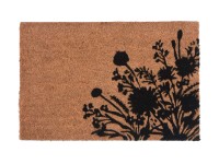 Wycieraczka COULEUR Natural Black Flower 40 x 60 cm