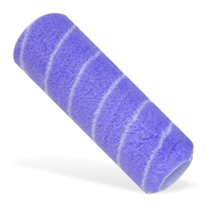 Wałek malarski t.b.t., fioletowy z białymi paskami.