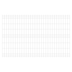 Szary panel ogrodzeniowy t.b.t. z prostokątnymi oczkami do ogrodu.