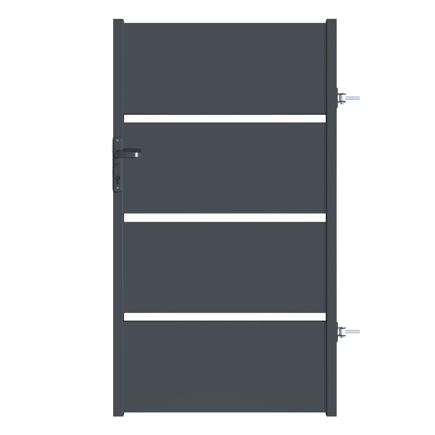Furtka Aspre antracyt prawa - 90 x 160 cm
