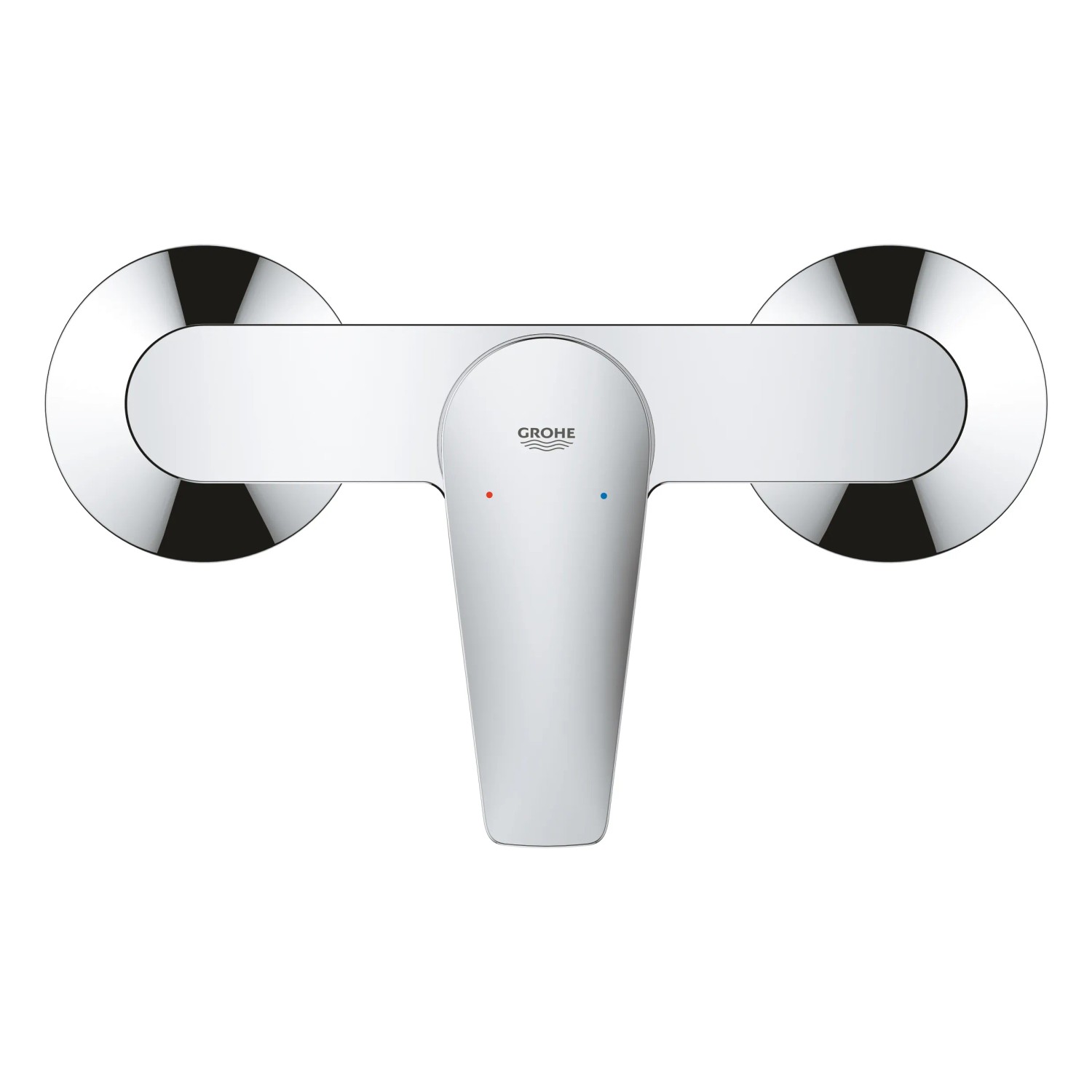 Bateria prysznicowa Grohe QuickFix Start Edge do montażu ściennego, chrom.