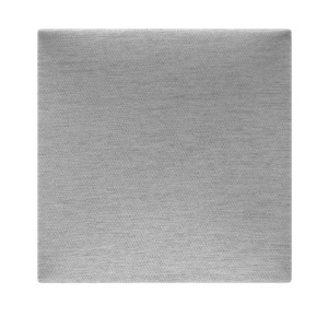 Szary panel ścienny t.b.t. z powierzchnią tkaniny.