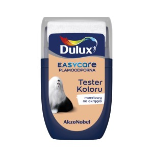 Tester koloru Dulux Easycare do farb ściennych. Kolor: t.b.t.