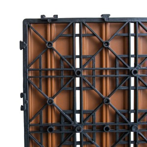 4IQ Podest kompozytowy struktura teak 30 x 30 x 2,2 cm