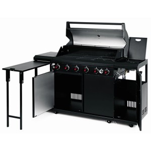 Landmann Kuchnia gazowa COOL BLACK 6+1-palnikowy 21,7 kW