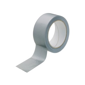 LUX Uniwersalna taśma tkaninowa, srebrna, 25 m x 25 mm, do napraw, mocowania i uszczelniania.