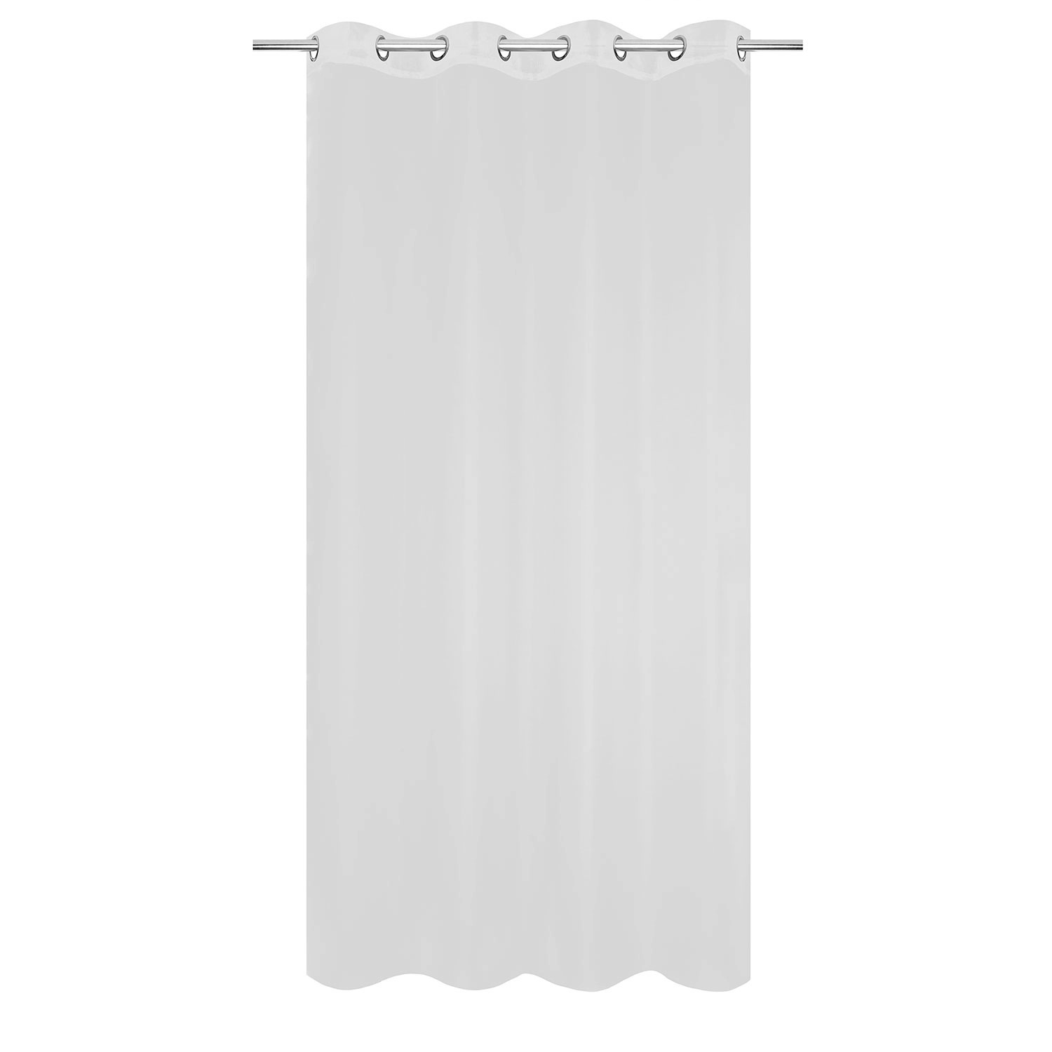 Firana MUST na przelotkach 140 cm x 260 cm biała