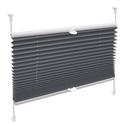 Roleta plisowana VERONA ciemnoszara 72,5 cm x 150 cm