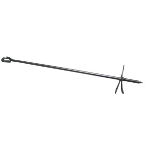 t.b.t. Sprzęt do zabawy, metalowy pręt z końcówką i oczkiem na plac zabaw.