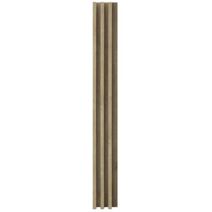 Lamele ścienne na HDF dąb Riviera 33x137x2650 mm