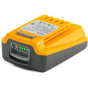 Akumulator Stiga E 22, 20V/2Ah do urządzeń serii 100, żółto-szary, ze wskaźnikiem naładowania.