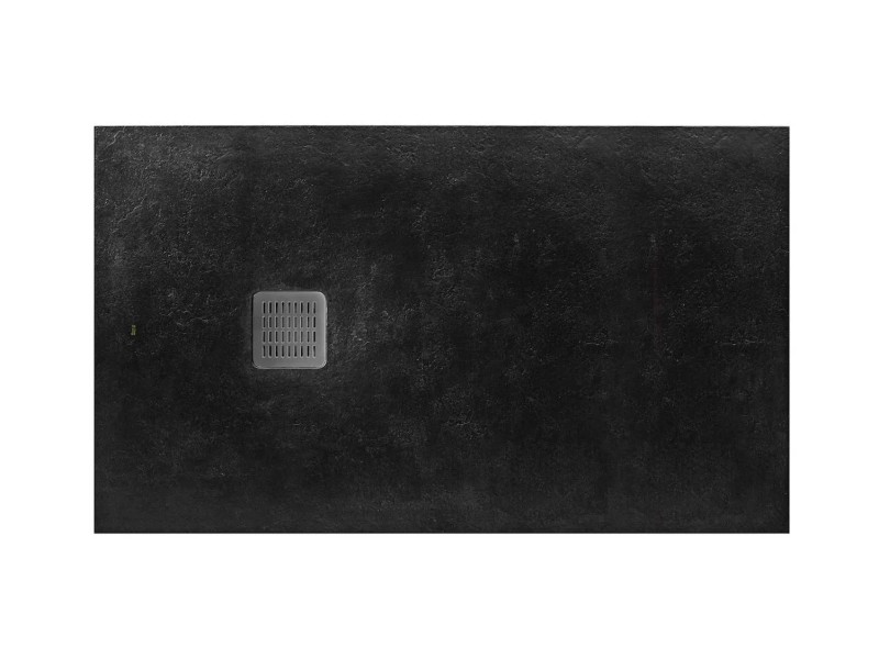 Roca Brodzik prostokątny Terran kompozytowy czarny 160x80x3,1 cm