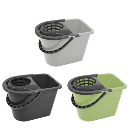 York Wiadro z okrągłym wyciskaczem 14L mix kolorów