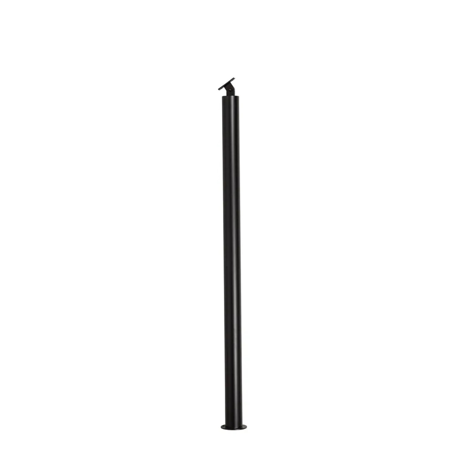 Kornik Słupek okrągły poziomy nierdzewny śr. 80 mm dł. 1000 mm czarny