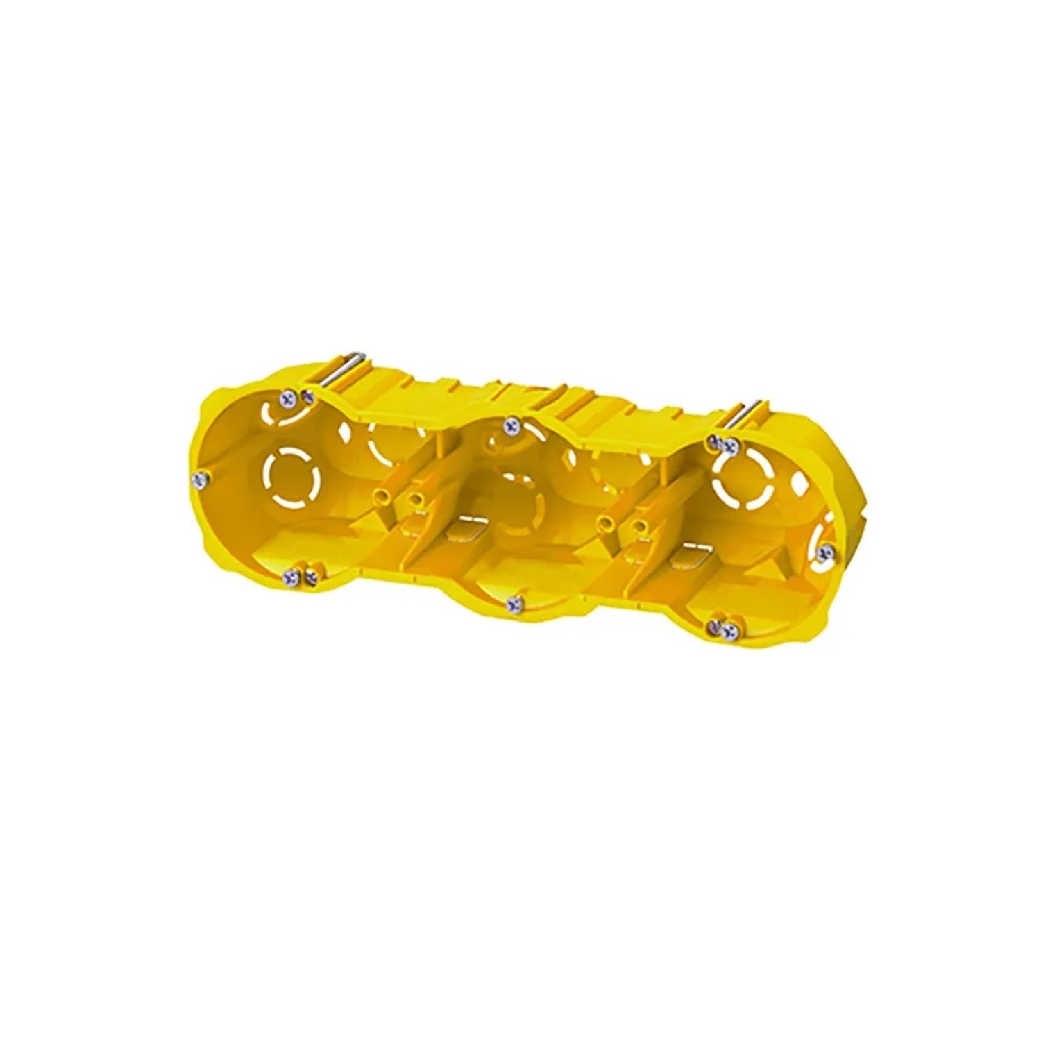 Elektro-Plast Puszka podtynkowa łączeniowa głęboka PK-3x60 mm żółta