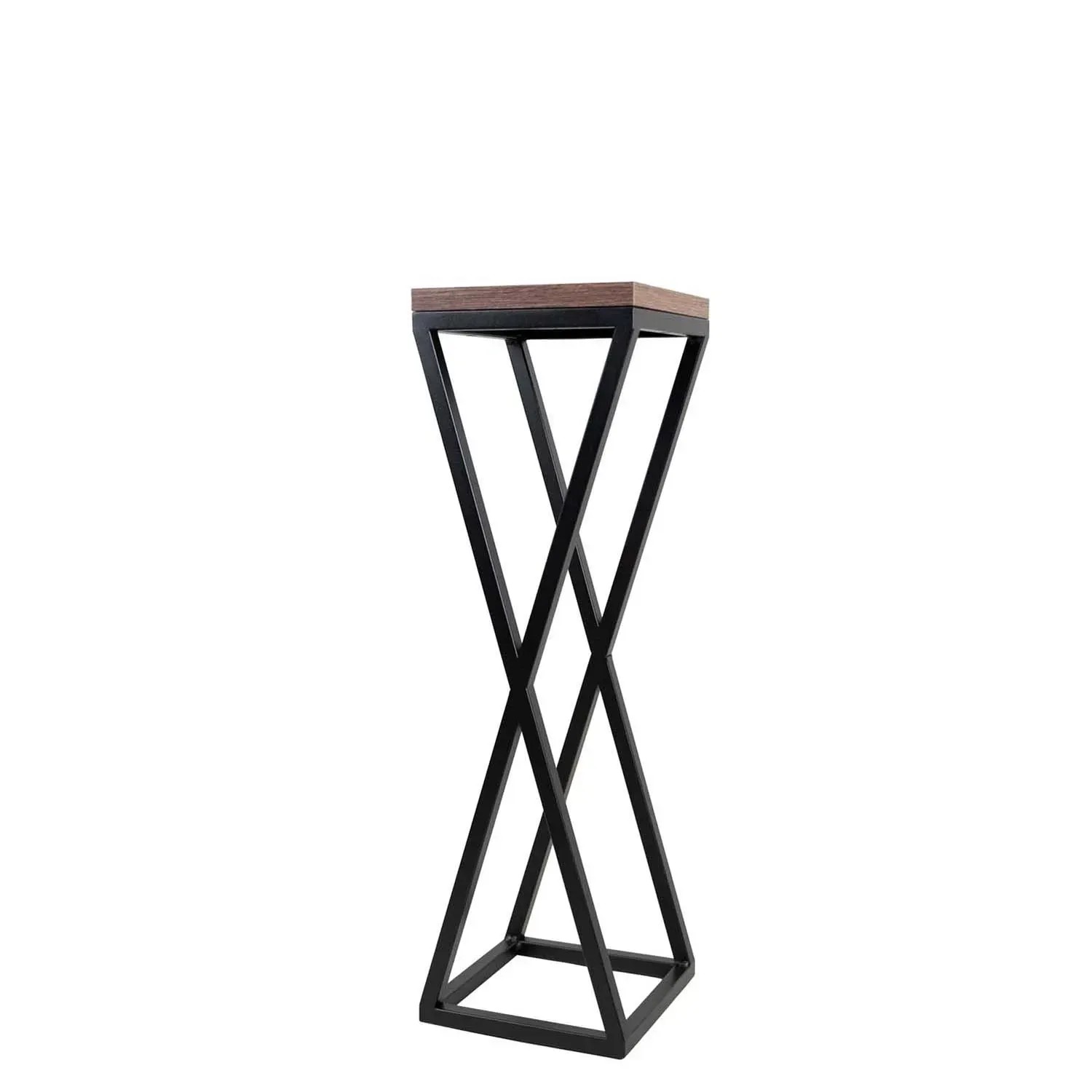 Direct H&G Kwietnik Vichy S Black Oak - 19 x 19 x 62 cm