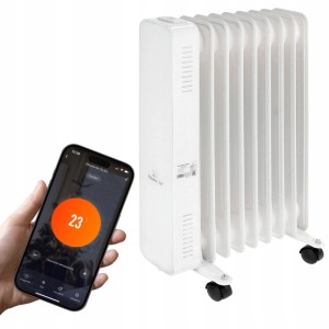 Mission Air Grzejnik olejowy Oslo biały WiFi 2000W