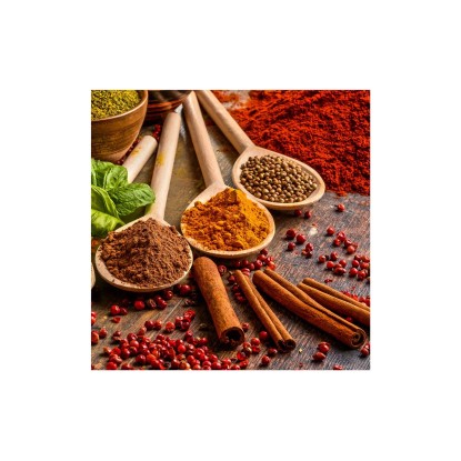 Obraz na szkle HERBS 30 cm x 30 cm