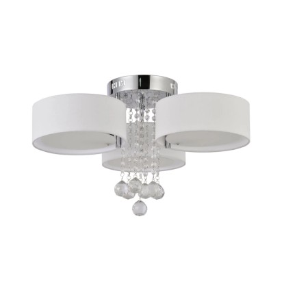Light Prestige Lampa sufitowa Gambela 3xE27 max. 40W+ LED 2W biała