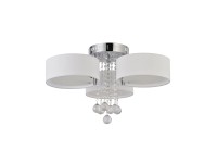 Light Prestige Lampa sufitowa Gambela 3xE27 max. 40W+ LED 2W biała