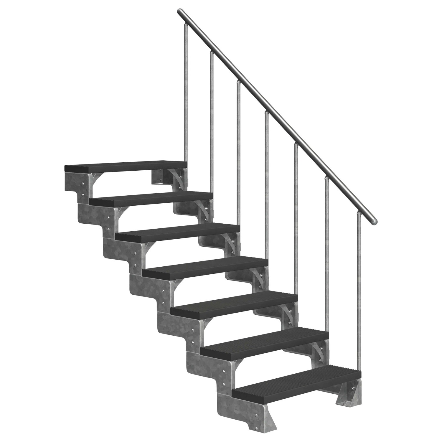 Dolle Schody zewnętrzne Garden Trimax antracyt 80 cm 7 stopni