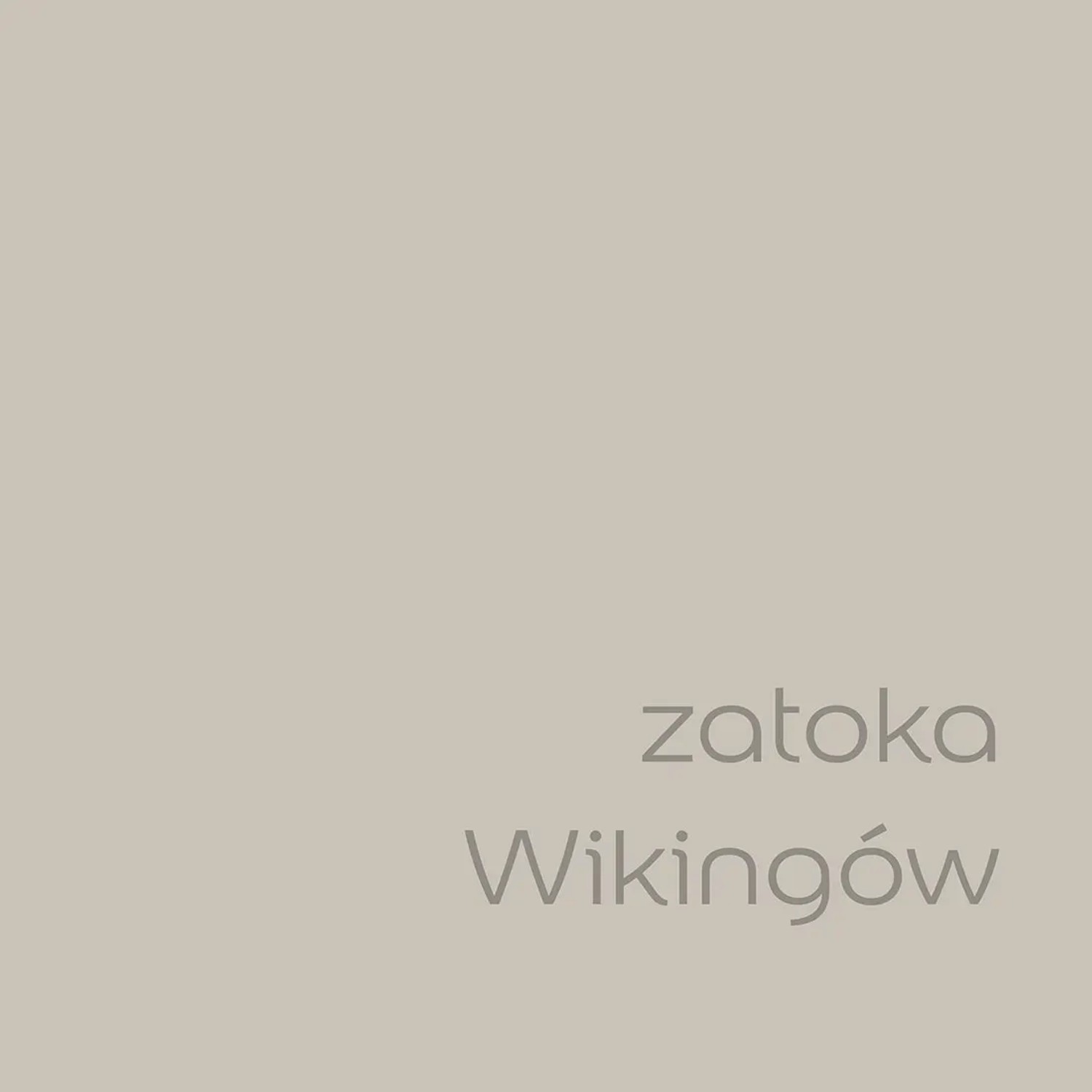 Próbka koloru farby do ścian t.b.t. w odcieniu „Zatoka Wikingów” (Zatoka Wikingów).
