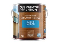 Drewnochron Lakier wodoodporny Alkilak bezbarwny połysk 2,5L