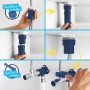 Montaż baterii kuchennej Grohe QuickFix Get Chrom z QuickMount i QuickTool.
