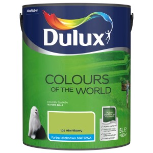 Dulux Colours of the World farba do ścian, odcień Las Równikowy, 5 litrów.