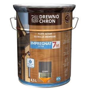 Drewnochron Impregnat Extra powłokotwórczy szary - 4,5L