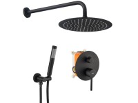 Rea Zestaw podtynkowy Lungo czarny