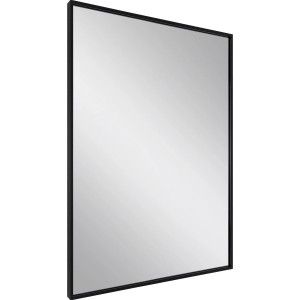 Prostokątne lustro z czarną ramą. Kategoria: Lustra.