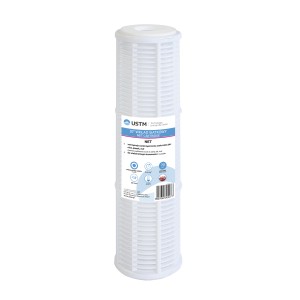 Biały wkład filtra wody do systemów filtracyjnych.