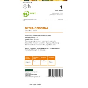 Dynia ozdobna tykwa mieszanka - 5 g