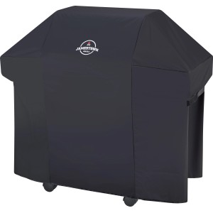 Czarny pokrowiec Jamestown na grill gazowy KANE 3 palnikowy. Akcesorium do grilla chroniące przed warunkami atmosferycznymi.