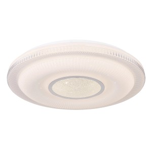 Biała lampa sufitowa LED Globo Magnifique, Ø 50 cm, z funkcją SmartLight.