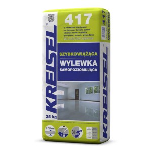 Kreisel 417 szybkowiążąca wylewka samopoziomująca, worek 25 kg.
