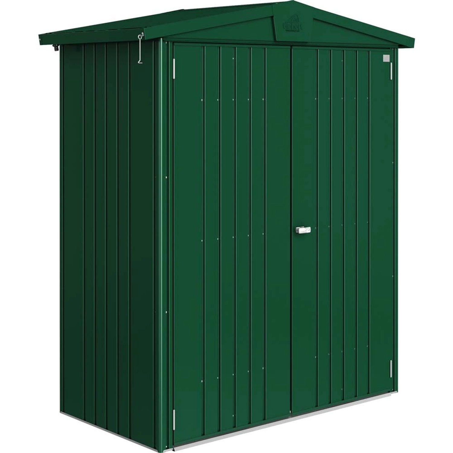 Biohort Domek ogrodowy ciemnozielony drzwi podwójne - 172 x 84 cm