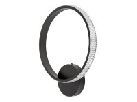 Rabalux Kinkiet LED Grete 15W 3000K 1150lm śr. 30 cm czarny