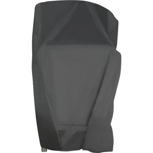 Szary pokrowiec na grill, akcesoria do grilla.