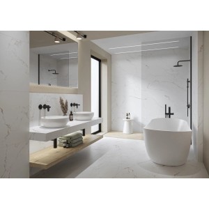 Gres szkliwiony Giore white 59,8 x 59,8 cm