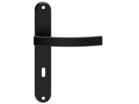 Metal-Bud Klamka Astra z szyldem na klucz czarna 72 mm