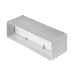 Biały kanał t.b.t. do kabli i przewodów.