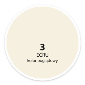 Próbka koloru ecru nr 3 do farb ściennych