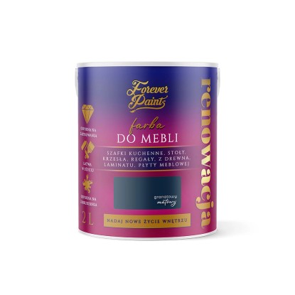 Farba Forever Paints do mebli granatowa 2L
