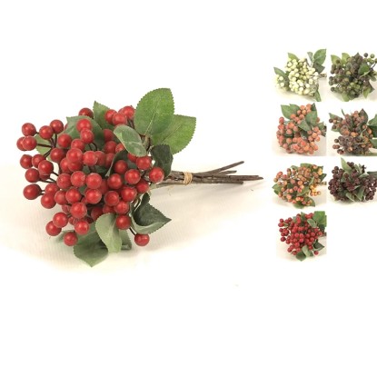 Gałązka sztuczna ozdobna mix kolor 26 cm