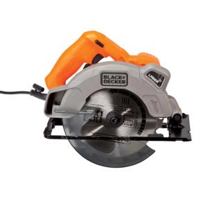 Pilarka tarczowa ręczna Black+Decker CS1250L, 1250 W, z laserem do precyzyjnych cięć.